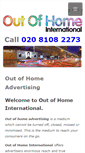 Mobile Screenshot of oohinternational.co.uk